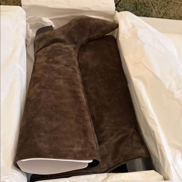 KHAITE White and Black Heeled Boots Box - Picture 3 of 7